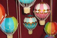 Hőlégballon makettek